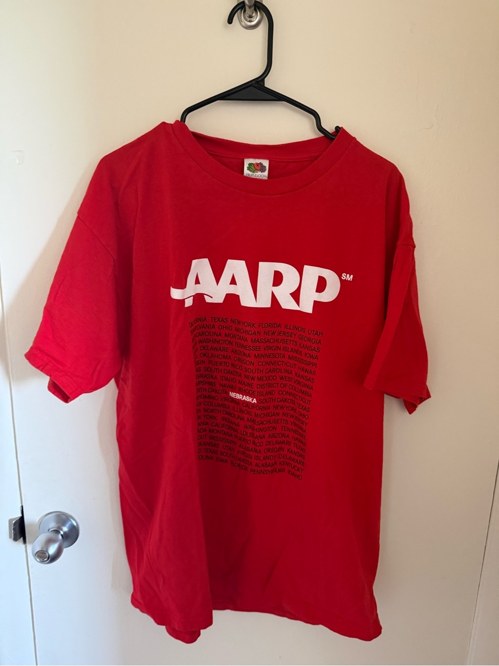AARP Nebraska Red Graphic Tee